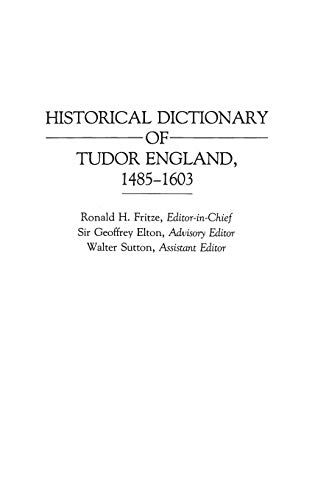 Image for Historical Dictionary of Tudor England, 1485-1603 (Archives)