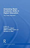 Image for Assessing Basic Academic Skills in Higher Education: The Texas Approach