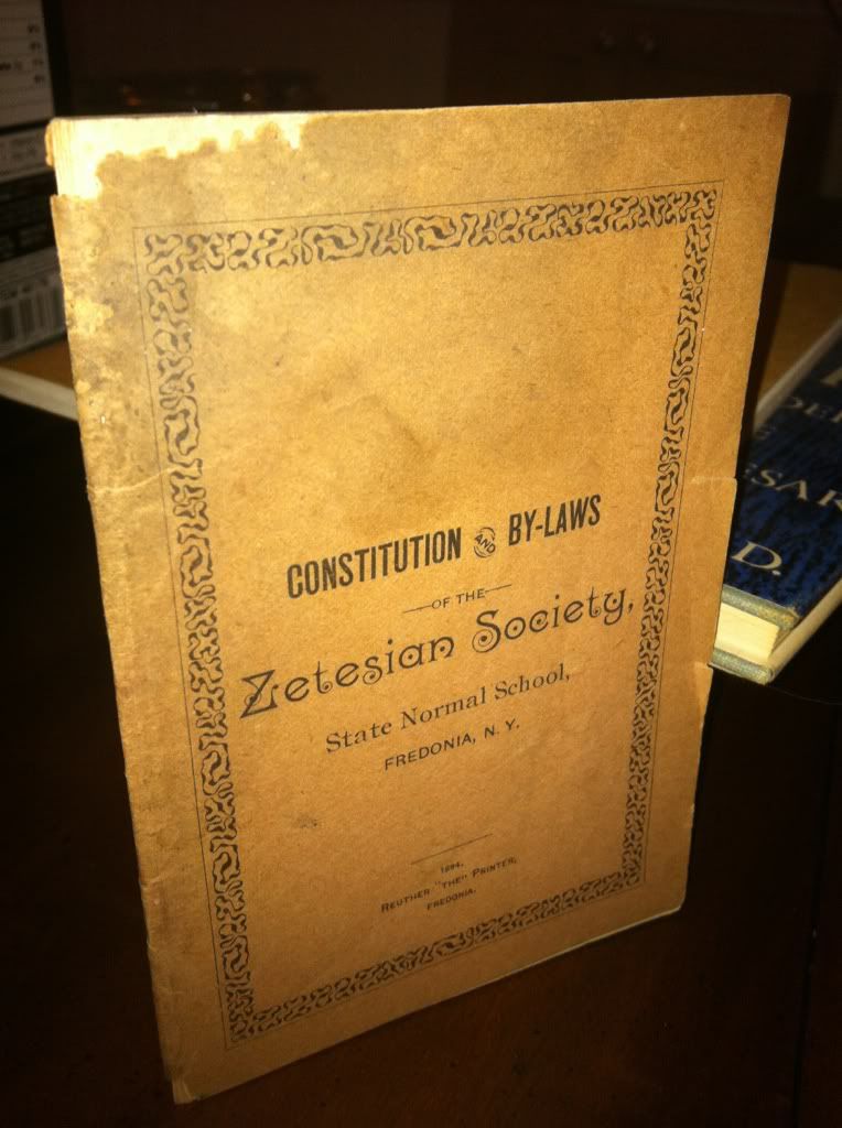 Image for Constitution & By-laws of the Zetesian Society by n/a