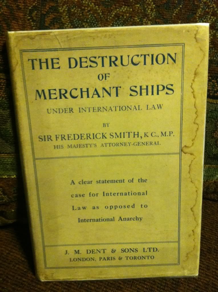 Image for The Destruction of Merchant Ships by Smith, Sir Frederick