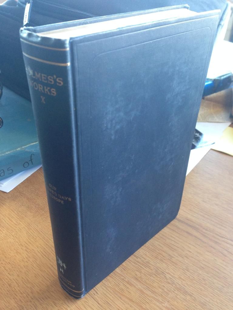 Image for Holmes's Works, Volume X - Our Hundred Days in Europe