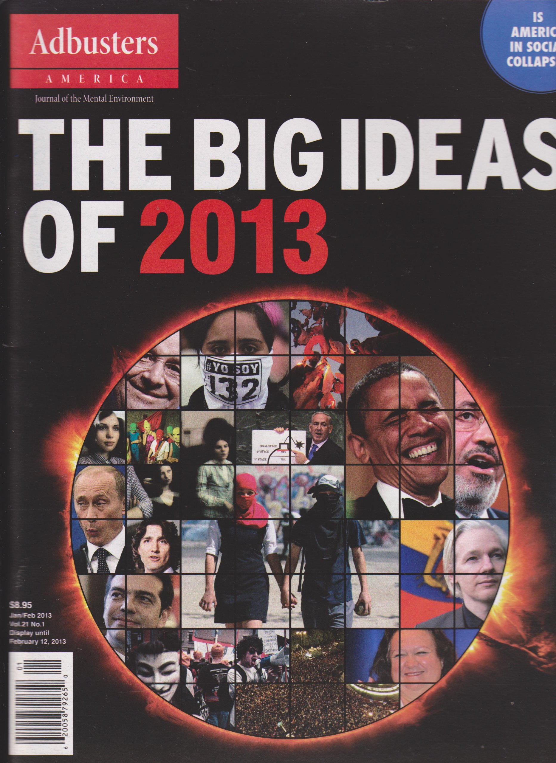 Image for Adbusters America Magazine January/February 2013 (The Big Ideas of 2013)