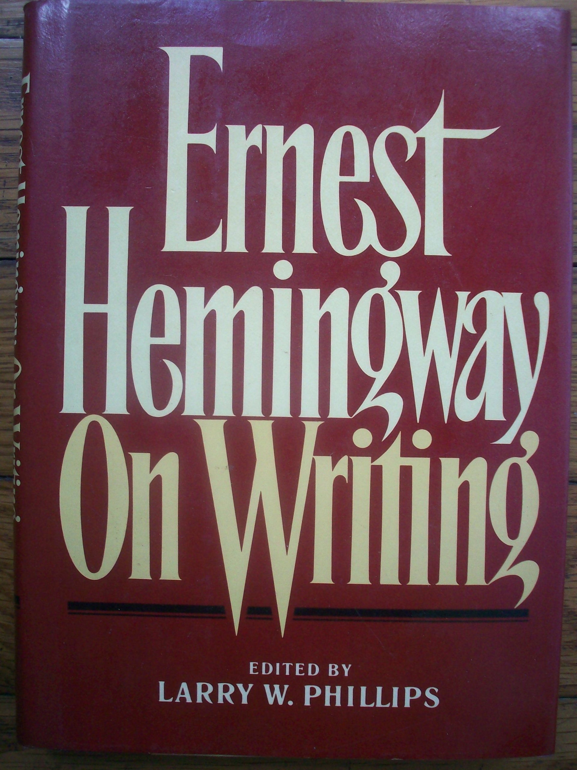 Image for ERNEST HEMINGWAY ON WRITING