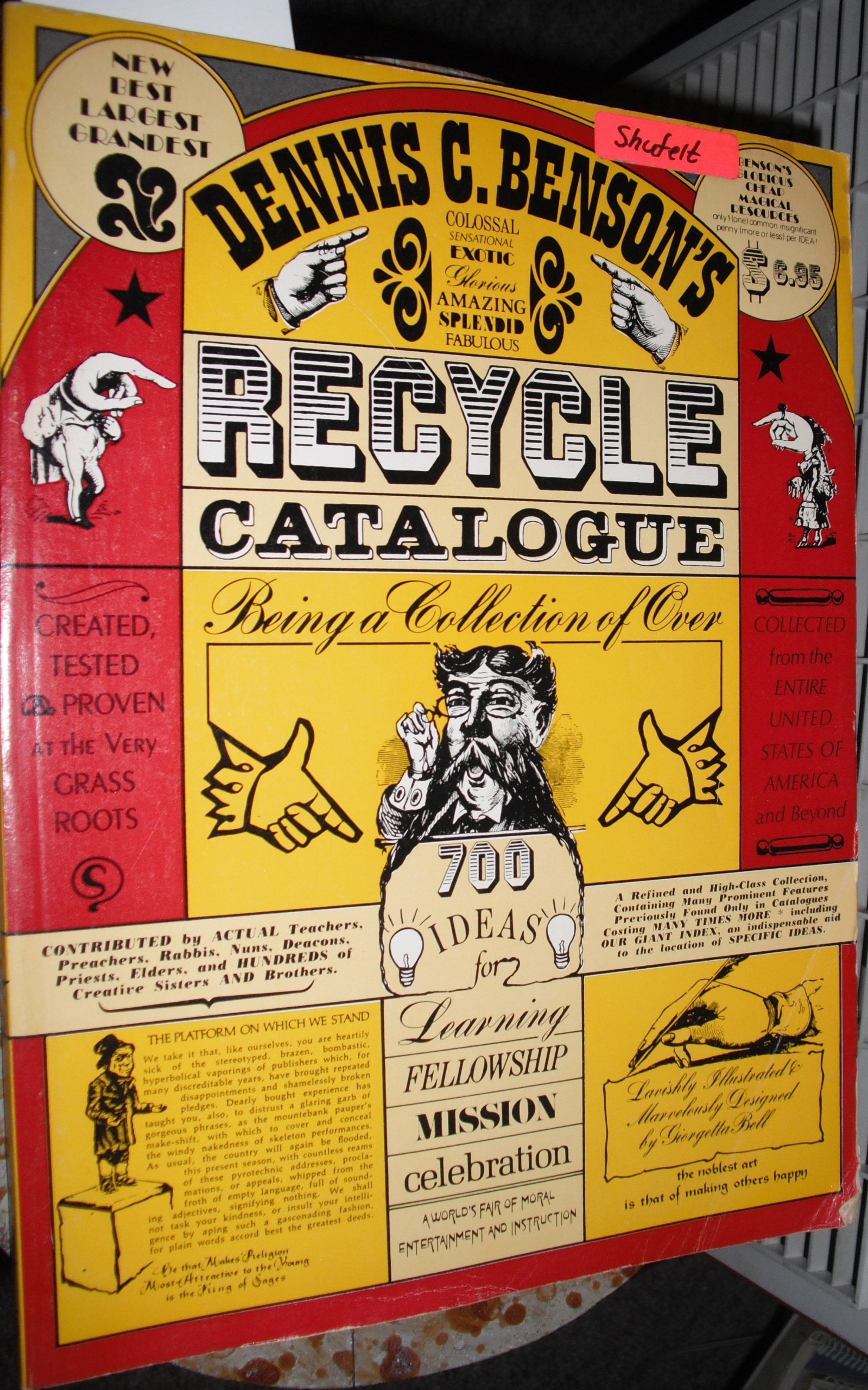 Image for Dennis C. Benson's Recycle catalogue