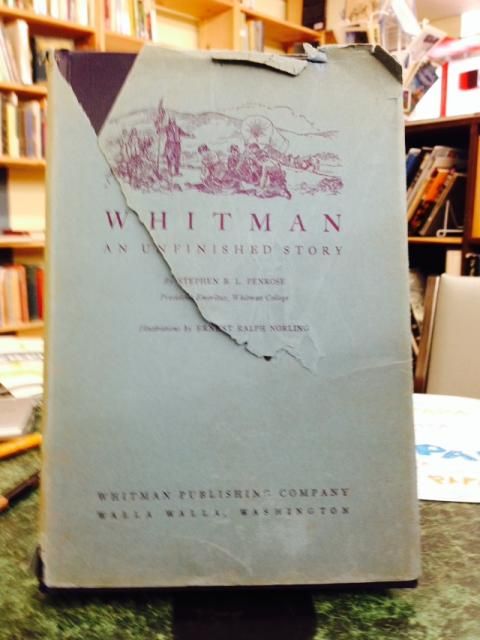 Image for Whitman, an unfinished story,