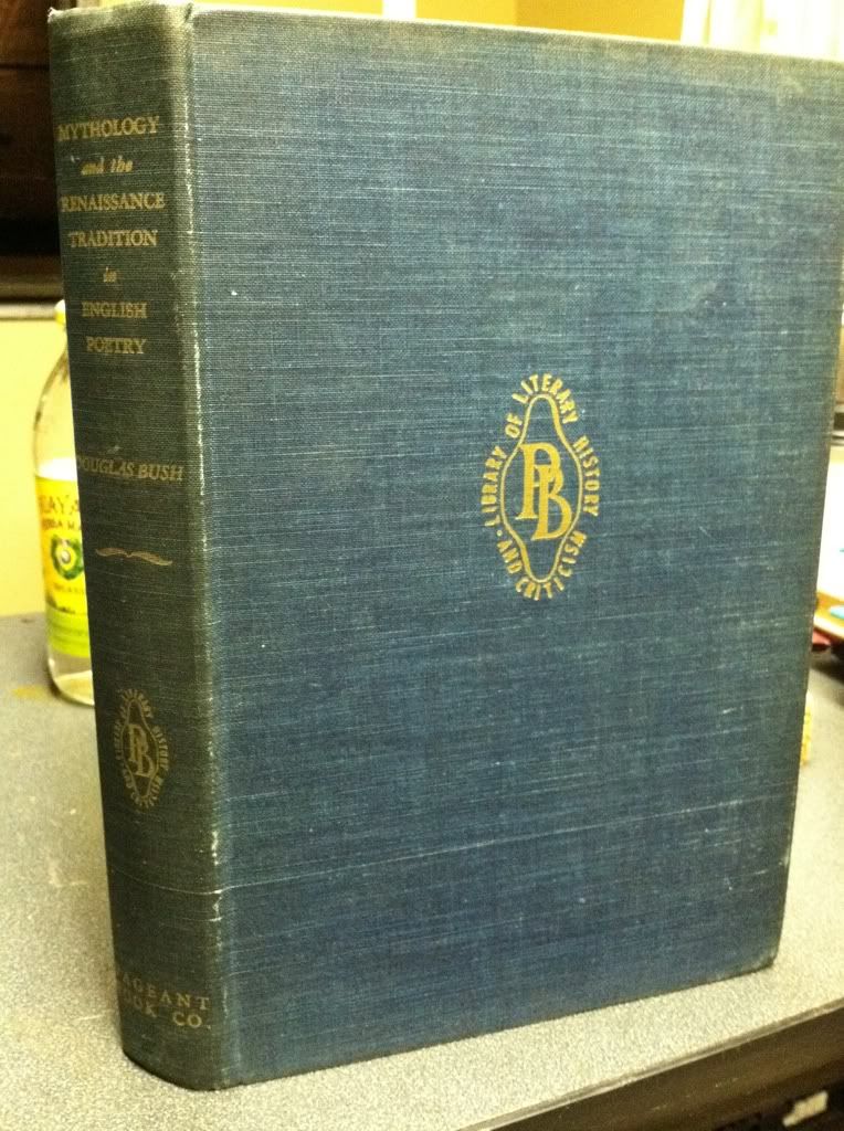 Image for Mythology And The Renaissance Tradition In English Poetry by Bush, Douglas