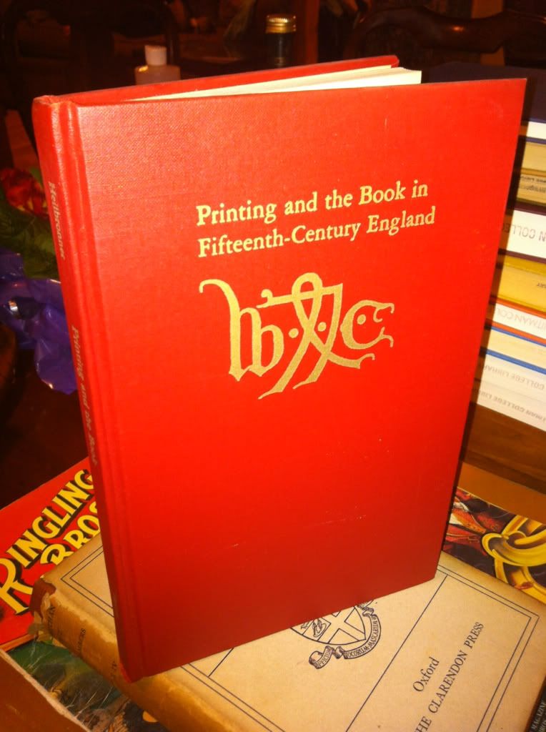 Image for Printing and the book in fifteenth century England. A bibliographical survey.