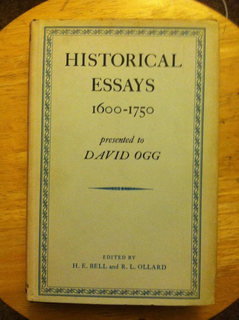 Image for Historical Essays 1600-1750