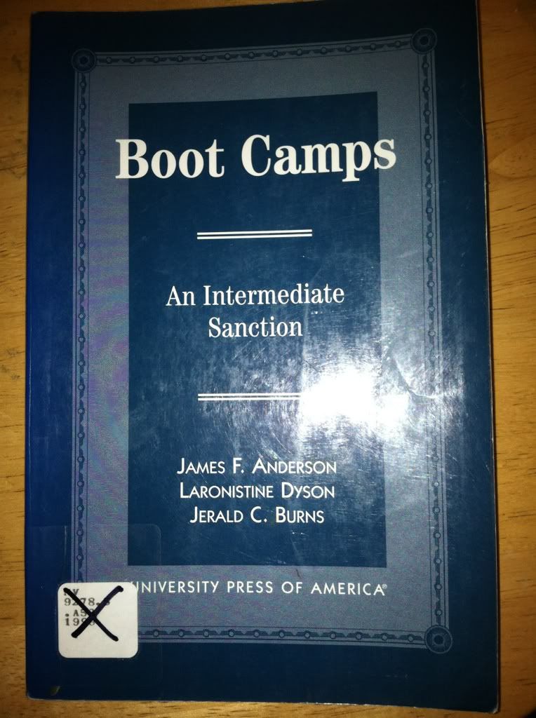 Image for Boot Camps: An Intermediate Sanction