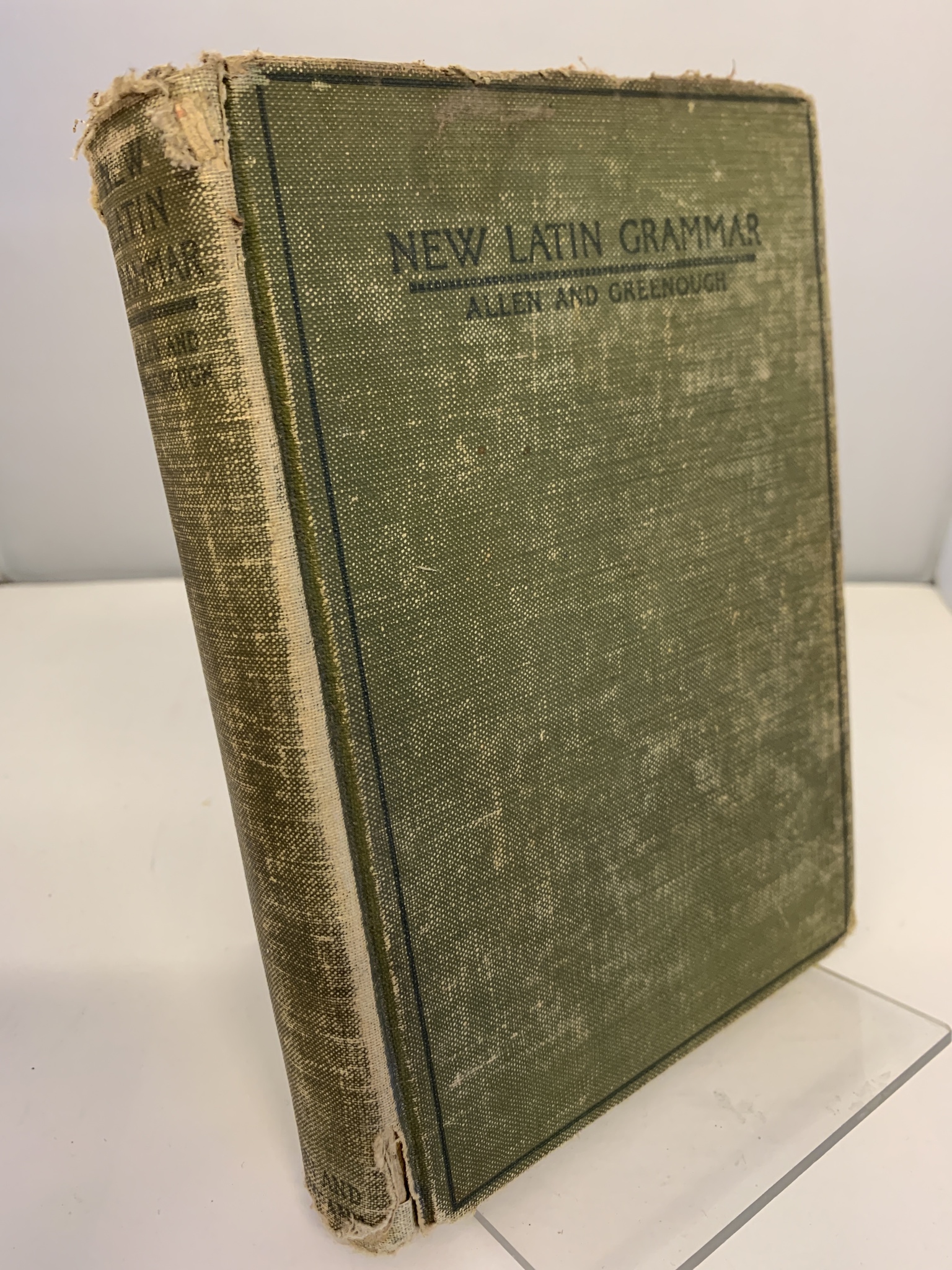 Image for Allen's and Greenough's New Latin Grammar for Schools and Colleges Founded on Comparative Grammar
