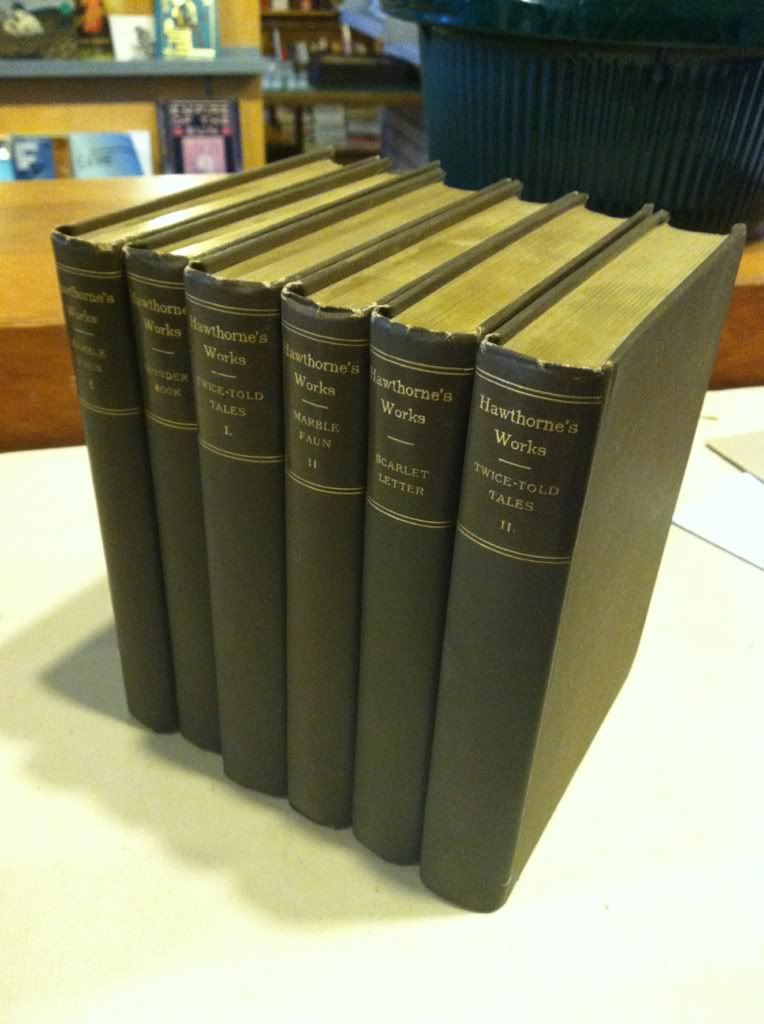 Image for Nathaniel Hawthorne 6 Volume Set Houghton Mifflin 1880s by Hawthorne, Nathaniel