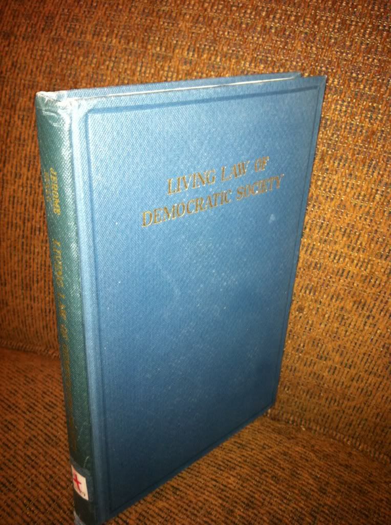 Image for Living Law of Democratic Society.