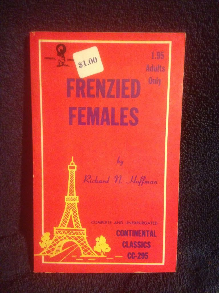 Image for Frenzied Females Continental Classics Erotica Book CC-295 by Richard N. Hoffman